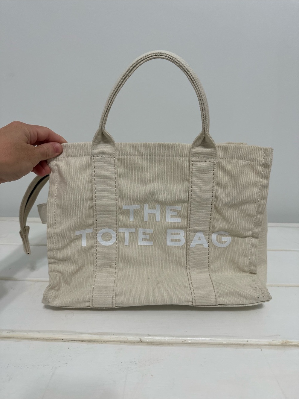 Canvas Tote Bag in Cream - The Tote Bag